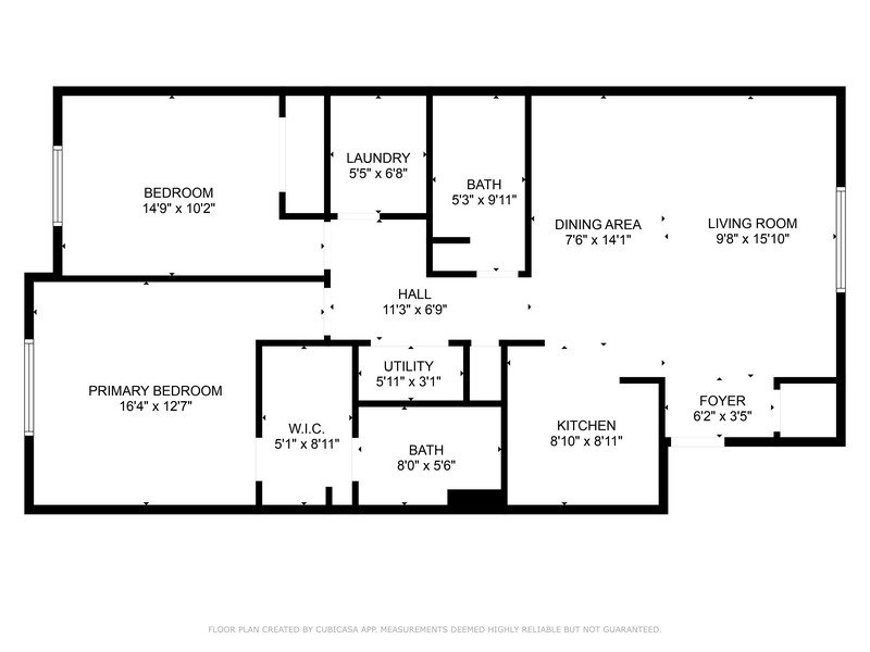 Beautiful Top Floor 2-Bed 2-Bath Layout property image